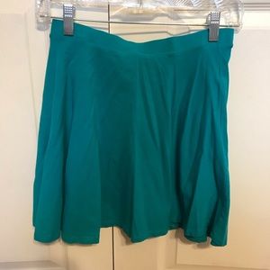 Teal skater skirt